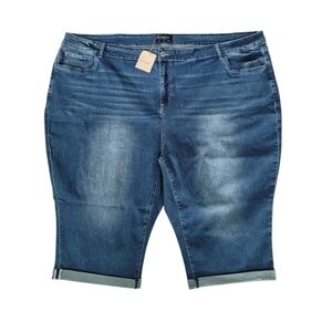 BLOOMCHIC Whiskered Cropped Skinny FitJeans Size US 30